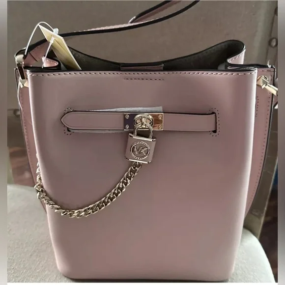 NWT Michael Kors Hamilton Legacy Handbag
Smokey Rose Leather - Picture 8 of 8